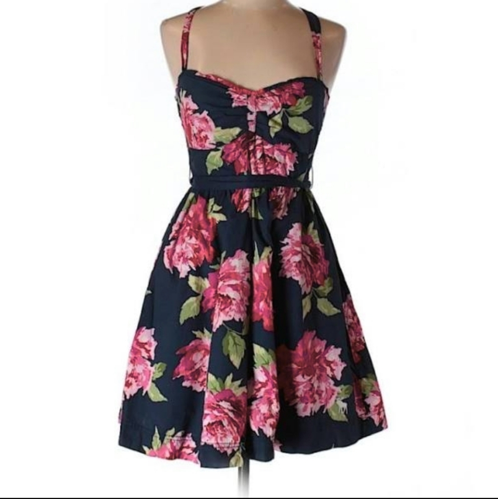 Abercrombie A-line Floral Dress